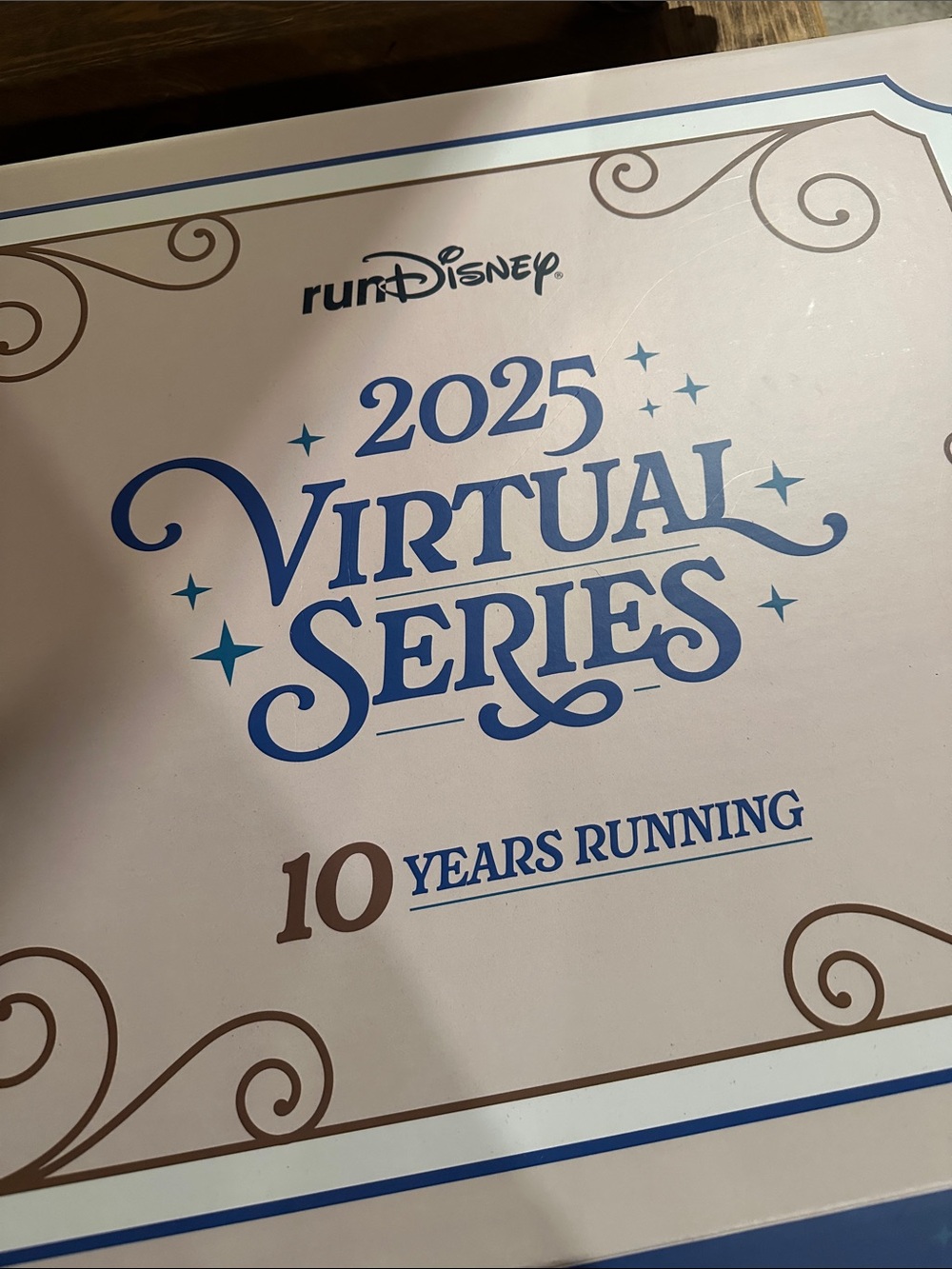 runDisney 2025 Virtual Series Box - 4 medals, Mickey ears, & commemorative pin